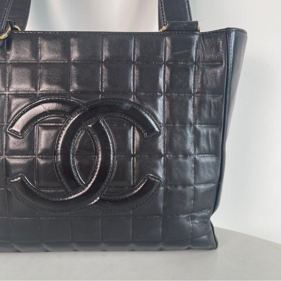 Chanel Choco Bar CC Tote Bag - Picture 5 of 10